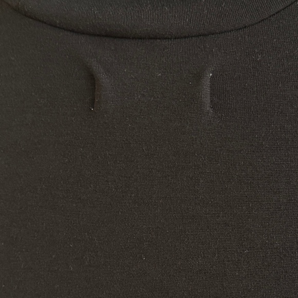 Free People Good Feels Mockneck Midi Dress- BLACK COLOR - Picture 2 of 5